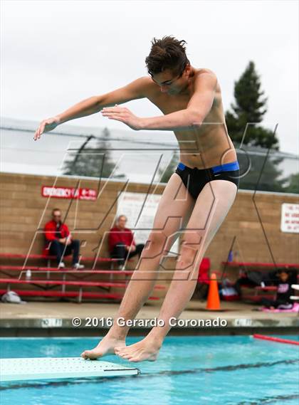 Thumbnail 3 in CIF SJS Boys Diving Finals photogallery.
