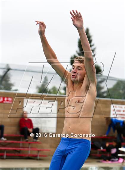 Thumbnail 2 in CIF SJS Boys Diving Finals photogallery.