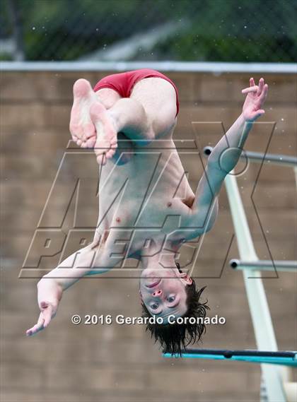 Thumbnail 1 in CIF SJS Boys Diving Finals photogallery.