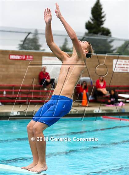 Thumbnail 1 in CIF SJS Boys Diving Finals photogallery.
