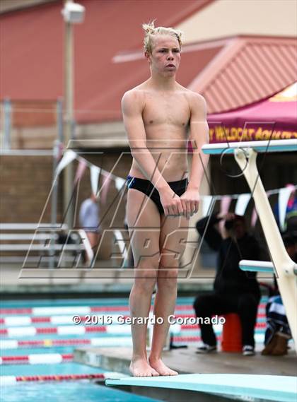 Thumbnail 1 in CIF SJS Boys Diving Finals photogallery.