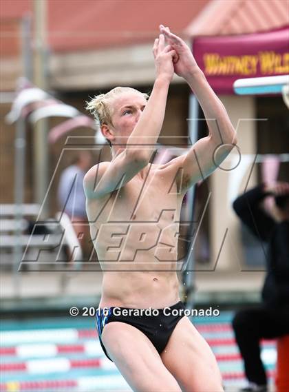 Thumbnail 3 in CIF SJS Boys Diving Finals photogallery.