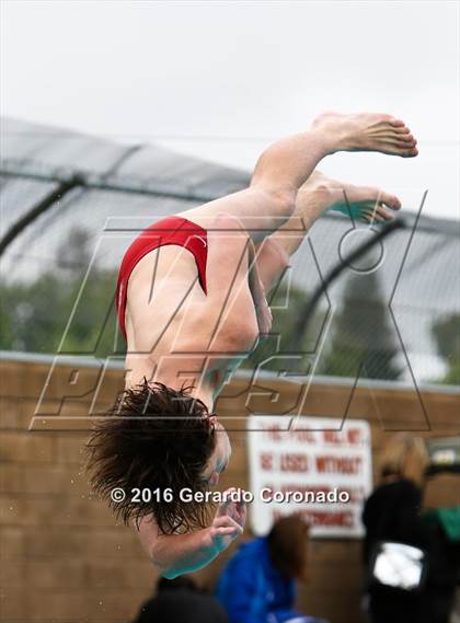 Thumbnail 1 in CIF SJS Boys Diving Finals photogallery.