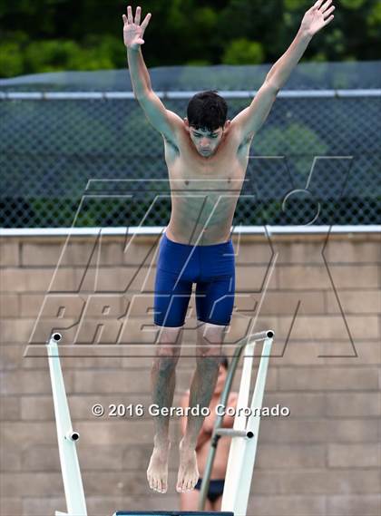 Thumbnail 2 in CIF SJS Boys Diving Finals photogallery.