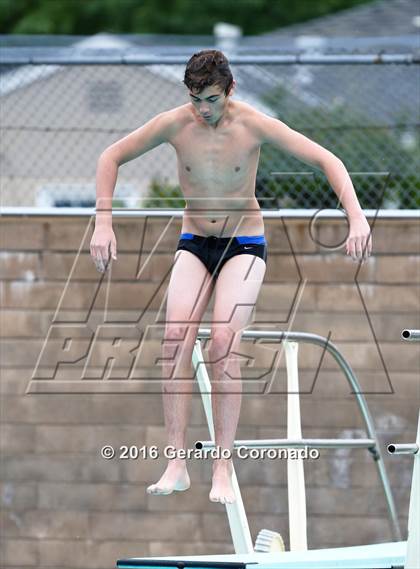 Thumbnail 3 in CIF SJS Boys Diving Finals photogallery.