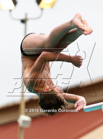 Thumbnail 3 in CIF SJS Boys Diving Finals photogallery.