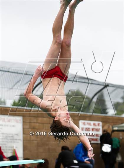 Thumbnail 3 in CIF SJS Boys Diving Finals photogallery.