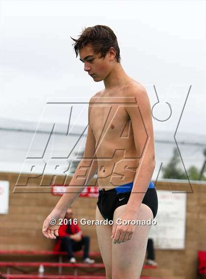 Thumbnail 3 in CIF SJS Boys Diving Finals photogallery.