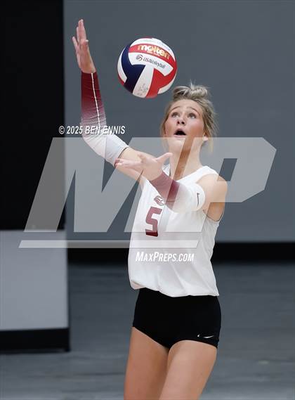 Thumbnail 3 in Trinity Christian vs. Hebron Christian (GHSA Private Semifinal) photogallery.