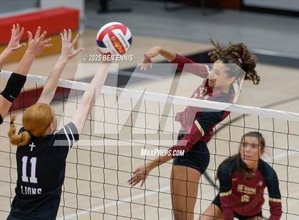 Thumbnail 3 in Trinity Christian vs. Hebron Christian (GHSA Private Semifinal) photogallery.