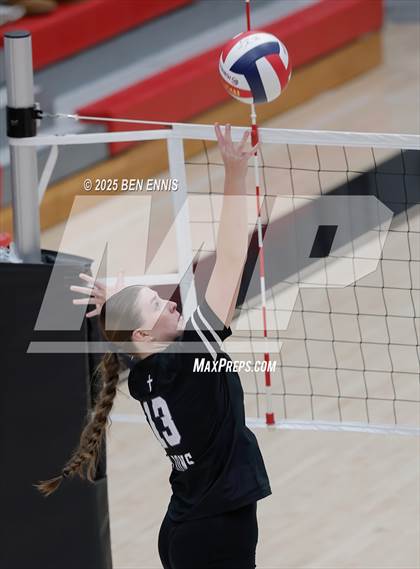 Thumbnail 3 in Trinity Christian vs. Hebron Christian (GHSA Private Semifinal) photogallery.