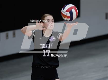 Thumbnail 3 in Trinity Christian vs. Hebron Christian (GHSA Private Semifinal) photogallery.