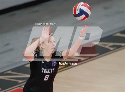 Thumbnail 1 in Trinity Christian vs. Hebron Christian (GHSA Private Semifinal) photogallery.