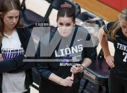 Thumbnail 2 in Trinity Christian vs. Hebron Christian (GHSA Private Semifinal) photogallery.
