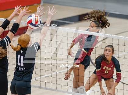 Thumbnail 1 in Trinity Christian vs. Hebron Christian (GHSA Private Semifinal) photogallery.