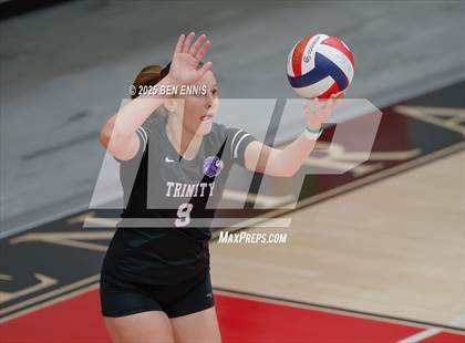 Thumbnail 1 in Trinity Christian vs. Hebron Christian (GHSA Private Semifinal) photogallery.