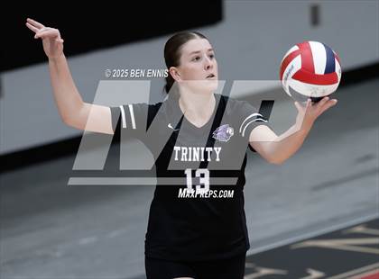 Thumbnail 3 in Trinity Christian vs. Hebron Christian (GHSA Private Semifinal) photogallery.