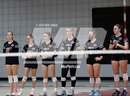 Thumbnail 3 in Trinity Christian vs. Hebron Christian (GHSA Private Semifinal) photogallery.