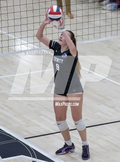 Thumbnail 1 in Trinity Christian vs. Hebron Christian (GHSA Private Semifinal) photogallery.
