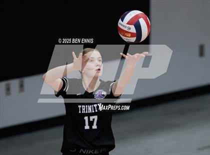Thumbnail 2 in Trinity Christian vs. Hebron Christian (GHSA Private Semifinal) photogallery.