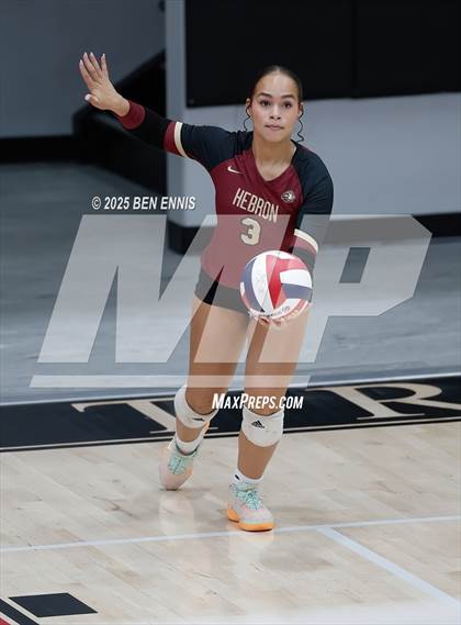 Thumbnail 1 in Trinity Christian vs. Hebron Christian (GHSA Private Semifinal) photogallery.