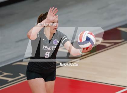 Thumbnail 2 in Trinity Christian vs. Hebron Christian (GHSA Private Semifinal) photogallery.