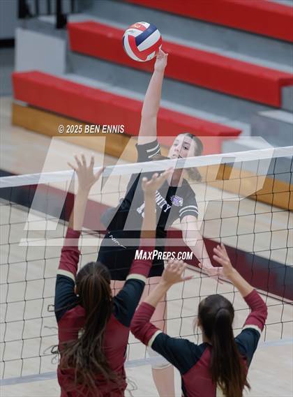 Thumbnail 3 in Trinity Christian vs. Hebron Christian (GHSA Private Semifinal) photogallery.