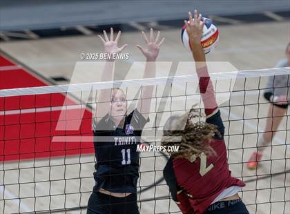 Thumbnail 2 in Trinity Christian vs. Hebron Christian (GHSA Private Semifinal) photogallery.
