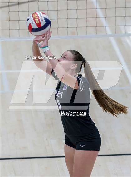Thumbnail 2 in Trinity Christian vs. Hebron Christian (GHSA Private Semifinal) photogallery.