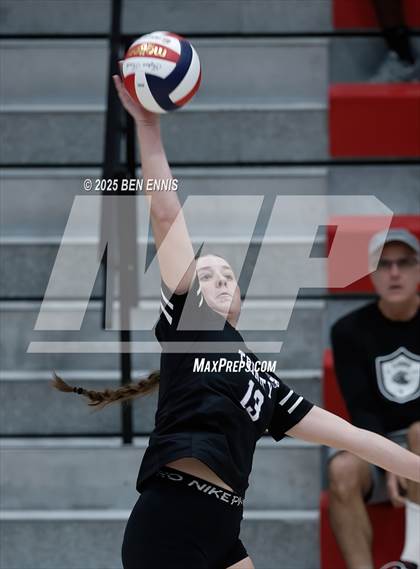 Thumbnail 1 in Trinity Christian vs. Hebron Christian (GHSA Private Semifinal) photogallery.