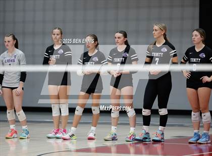Thumbnail 2 in Trinity Christian vs. Hebron Christian (GHSA Private Semifinal) photogallery.