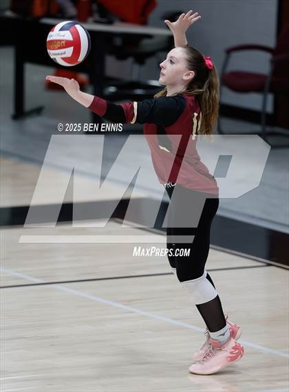 Thumbnail 2 in Trinity Christian vs. Hebron Christian (GHSA Private Semifinal) photogallery.