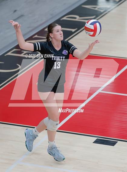 Thumbnail 2 in Trinity Christian vs. Hebron Christian (GHSA Private Semifinal) photogallery.
