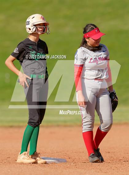 Thumbnail 2 in Valley vs Virgin Valley (NIAA 3A Southern Softball Round 1) photogallery.