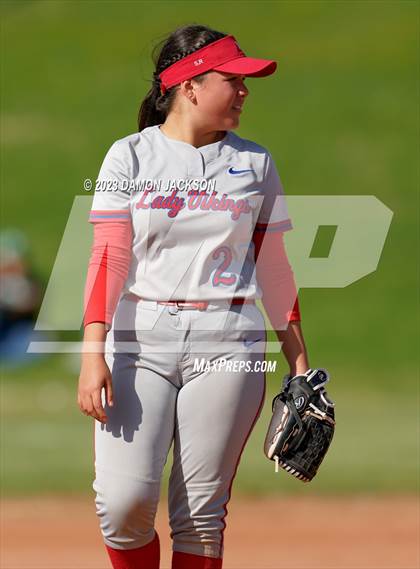Thumbnail 3 in Valley vs Virgin Valley (NIAA 3A Southern Softball Round 1) photogallery.