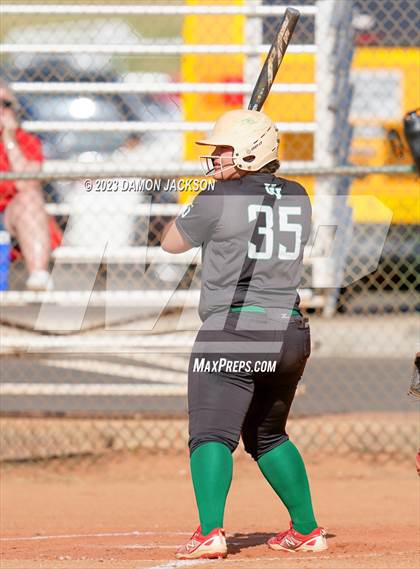 Thumbnail 2 in Valley vs Virgin Valley (NIAA 3A Southern Softball Round 1) photogallery.
