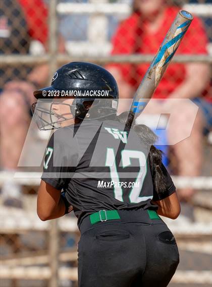 Thumbnail 1 in Valley vs Virgin Valley (NIAA 3A Southern Softball Round 1) photogallery.