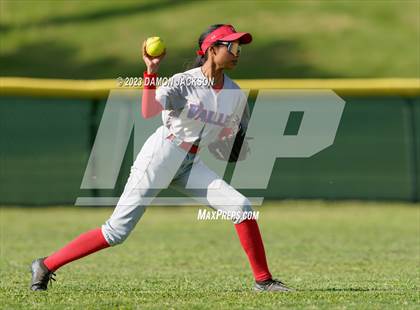Thumbnail 2 in Valley vs Virgin Valley (NIAA 3A Southern Softball Round 1) photogallery.