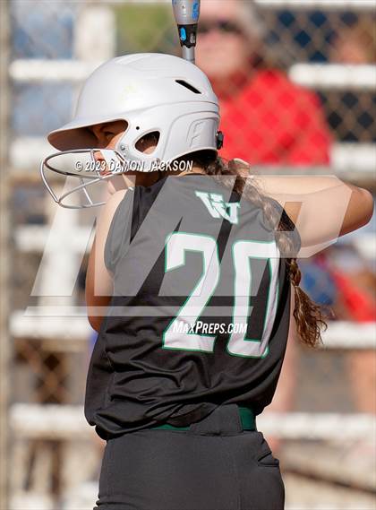 Thumbnail 3 in Valley vs Virgin Valley (NIAA 3A Southern Softball Round 1) photogallery.