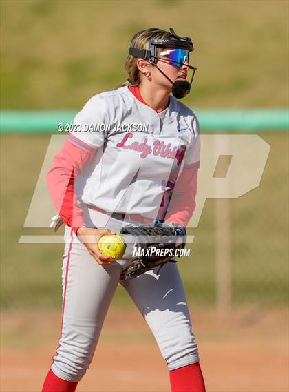 Thumbnail 2 in Valley vs Virgin Valley (NIAA 3A Southern Softball Round 1) photogallery.