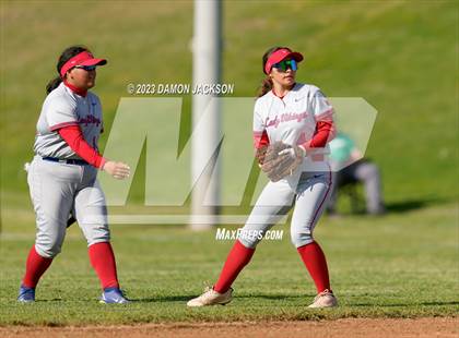 Thumbnail 2 in Valley vs Virgin Valley (NIAA 3A Southern Softball Round 1) photogallery.