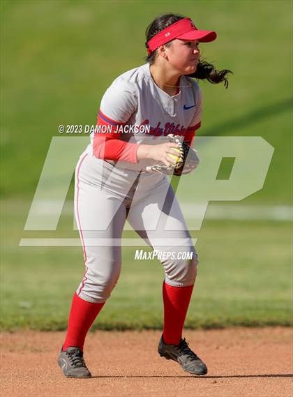 Thumbnail 3 in Valley vs Virgin Valley (NIAA 3A Southern Softball Round 1) photogallery.