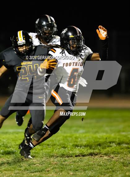 Thumbnail 2 in Foothill @ Lathrop (CIF SJS Division 5 Round 1) photogallery.