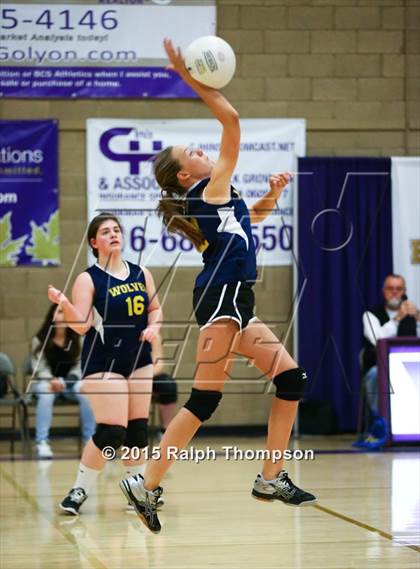 Thumbnail 2 in Bradshaw Christian vs. Western Sierra Collegiate Academy (CIF SJS D-5 Playoffs Rd-1) photogallery.