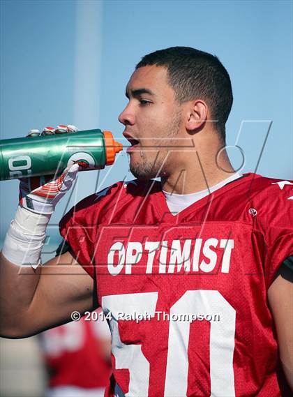 Thumbnail 2 in 2014 Sacramento Bee - Optimist All-Star Classic (Football) photogallery.