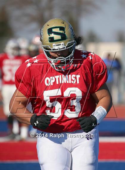 Thumbnail 3 in 2014 Sacramento Bee - Optimist All-Star Classic (Football) photogallery.
