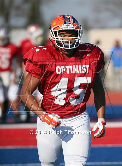 Thumbnail 2 in 2014 Sacramento Bee - Optimist All-Star Classic (Football) photogallery.