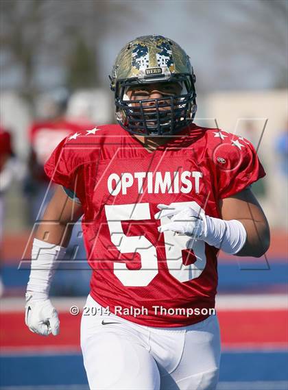 Thumbnail 2 in 2014 Sacramento Bee - Optimist All-Star Classic (Football) photogallery.