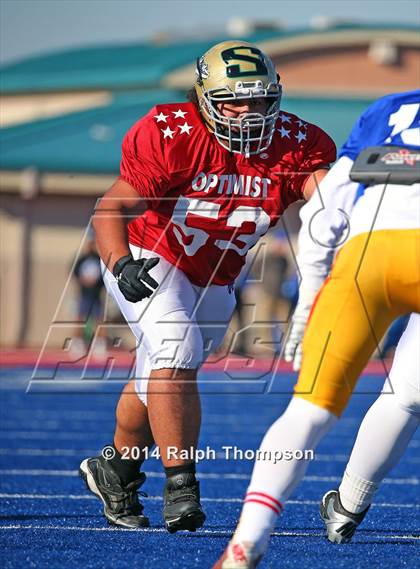 Thumbnail 2 in 2014 Sacramento Bee - Optimist All-Star Classic (Football) photogallery.