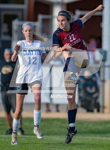 Thumbnail 2 in Clayton vs. Terry Sanford (NCHSAA 3A 3rd Round Playoff) photogallery.